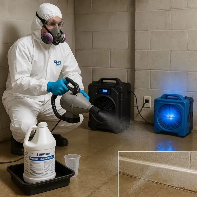 Sanitization and Odor Removal process in Mechanicsville, PA