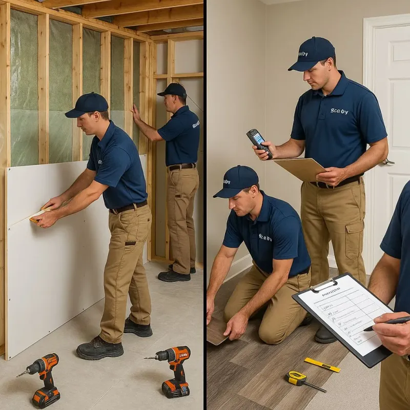 Repairs and Reconstruction process in Mechanicsville, PA
