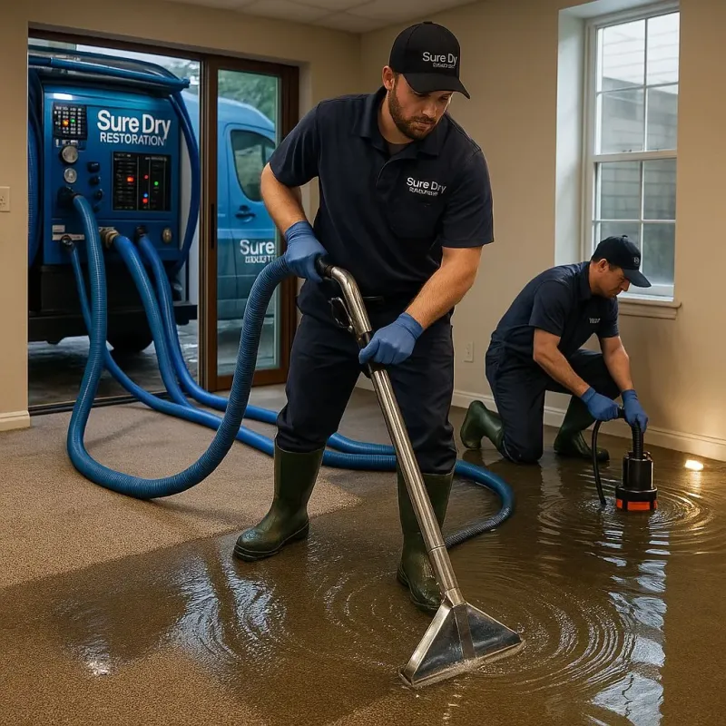 Water Extraction and Removal process in Mechanicsville, PA